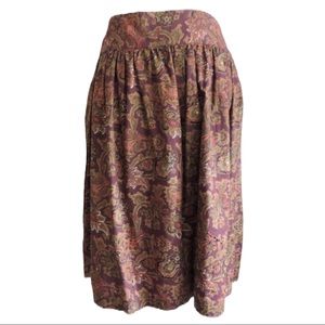 Ishyu Boho Paisley Skirt Womens 6